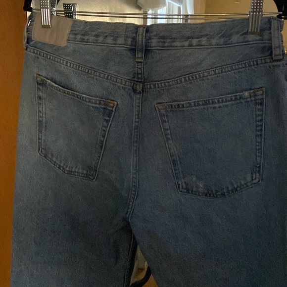 Everlane the Relaxed straight fit size 29 Regular distressed jeans buttonfly - Picture 5 of 12